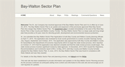 Desktop Screenshot of bay-waltonsectorplan.com