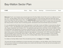 Tablet Screenshot of bay-waltonsectorplan.com